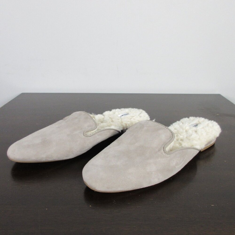 Birdies Gray Suede Flats